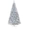 7ft. Unlit Silver Tinsel Artificial Christmas Tree